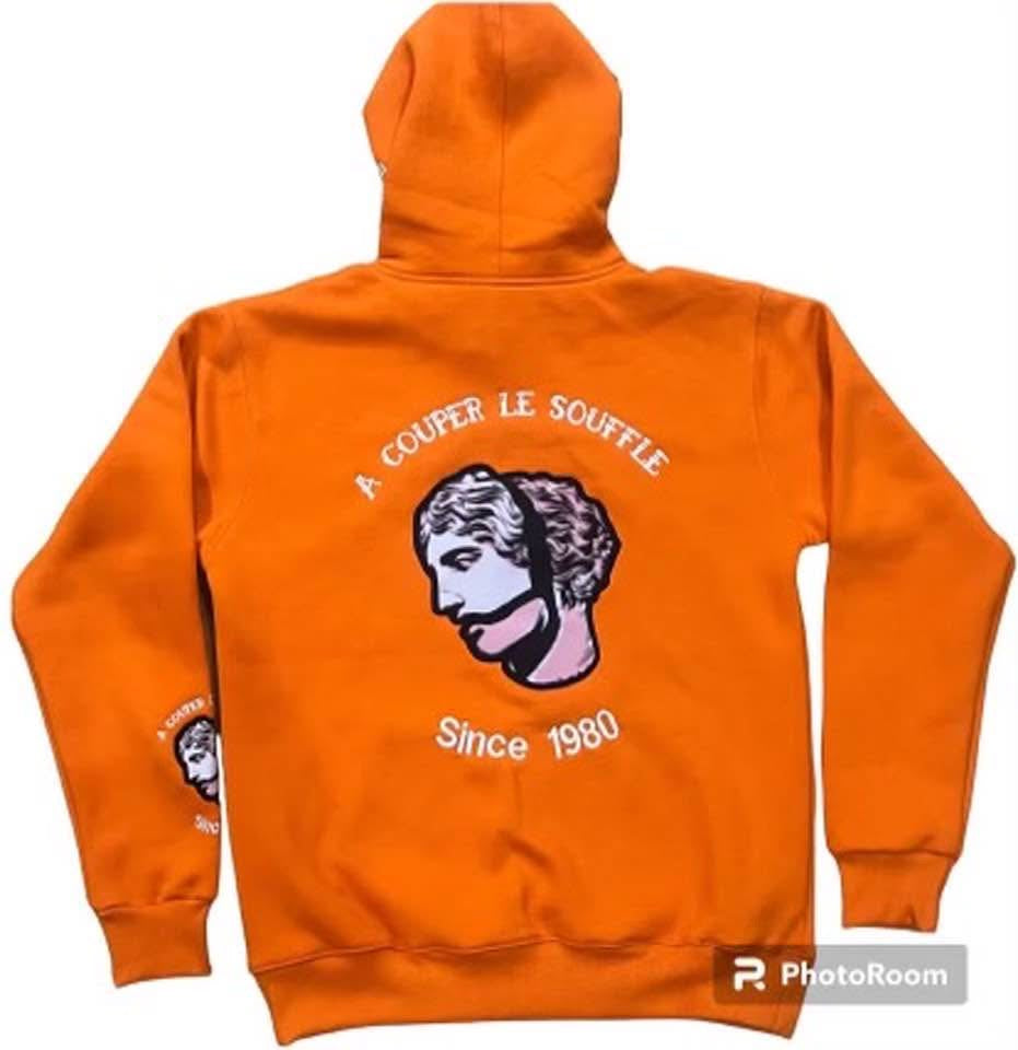 A Couper Le Souffle Unisex Orange SweatSuit