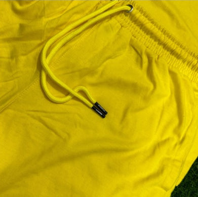A Couper Le Souffle Department & CO Unisex Yellow Short Sets