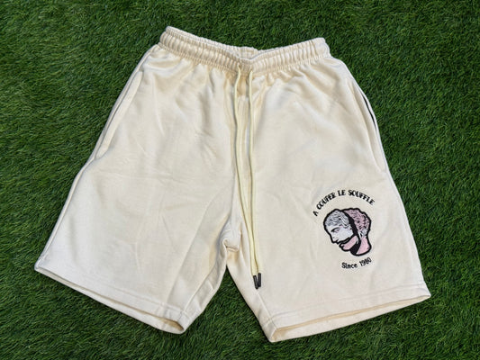 A Couper Le Souffle Unisex Cream Short