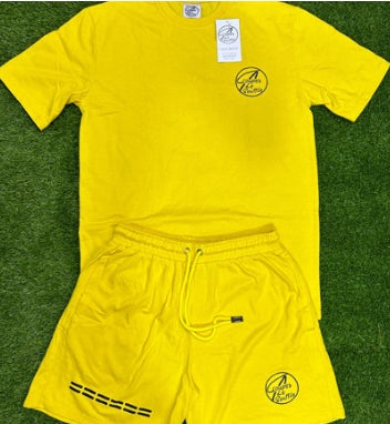 A Couper Le Souffle Department & CO Unisex Yellow Short Sets