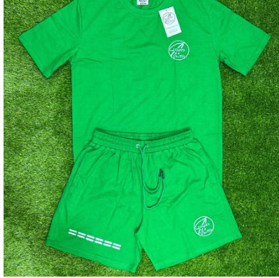 A Couper Le Souffle Department & CO Unisex Green Short Sets