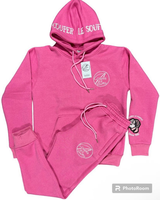 A Couper Le Souffle Unisex Pink SweatSuit