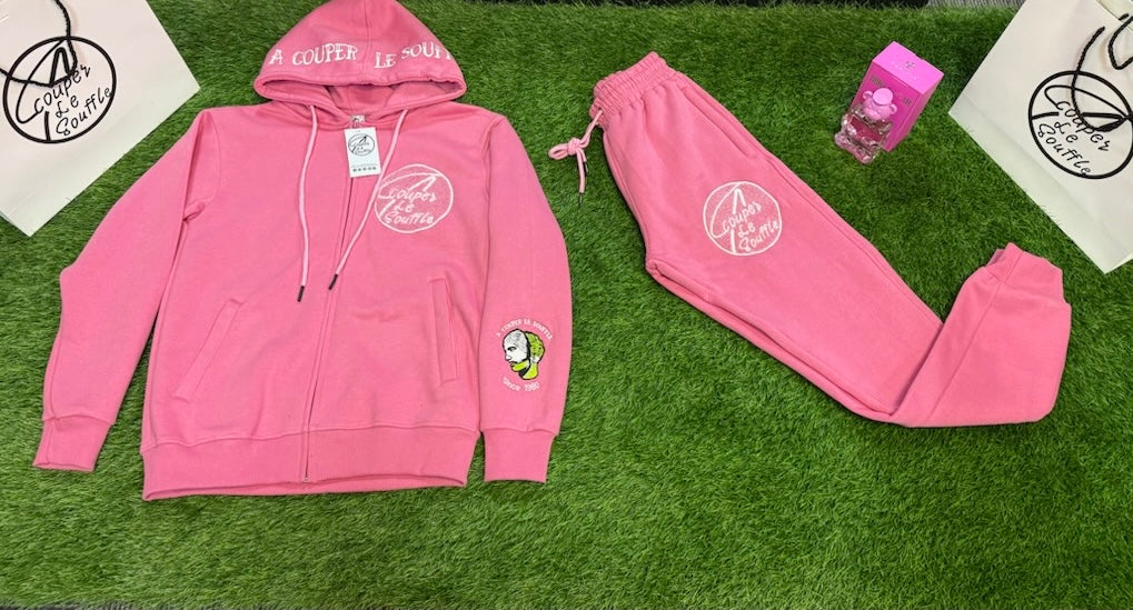 Pink&Green sweatsuits