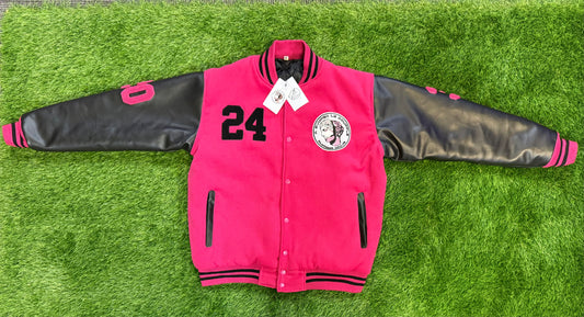 A Couper Le Souffle Varsity Pink&Black Jacket